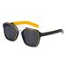 New Retro Double Sunglasses For Women Square Frame Sunglasses For Men Trendy Glasses Sunglasses_viptrois.com
