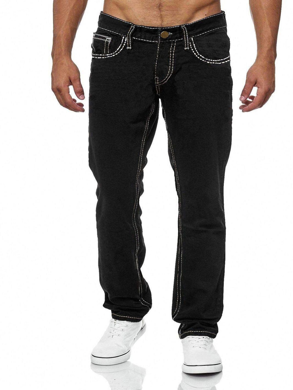 Men's Clothing New Straight Jeans_viptrois.com