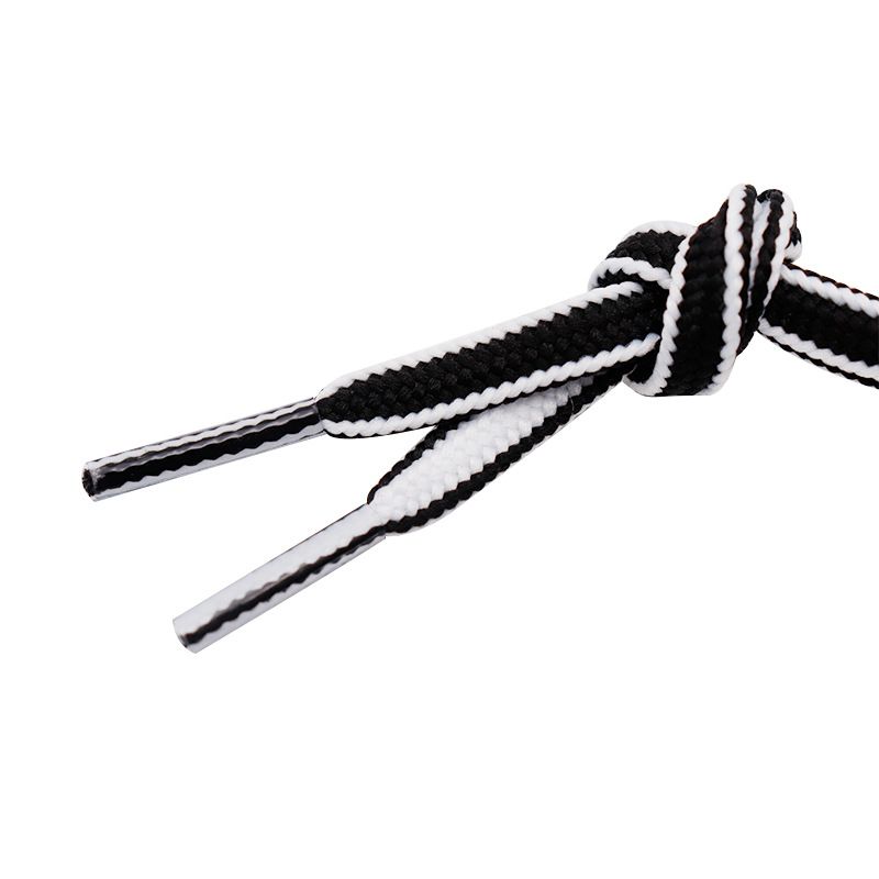 Shoelaces 6mm Wide Semi Circular Flat Empty Two Color Shoelaces Suitable For Sneakers, Dad Shoes, Sports Shoes And Casual Shoes_viptrois.com