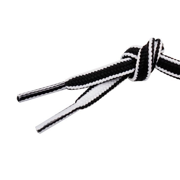 Shoelaces 6mm Wide Semi Circular Flat Empty Two Color Shoelaces Suitable For Sneakers, Dad Shoes, Sports Shoes And Casual Shoes_viptrois.com