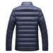 Slim-Fit Quilted Jacket For Men – Korean Style Zip-Up Winter Coat With Stand Collar (M-6XL) – Lightweight Poly-Cotton Blend Youth Outerwear_viptrois.com