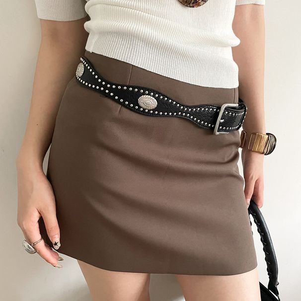 Melard Fashionable Western Style High-End For Women Y2K Niche Versatile Pair With Jeans Waist-Slimming Belt_viptrois.com