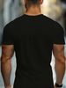 Maglietta A Maniche Corte Casual Uomo 180g Cotone Puro, Comoda E Versatile Per L'abbigliamento Quotidiano Estivo_viptrois.com