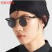 New Fashion Personality Round Frame Sunglasses Female Trend Ins Net Red Same Personality Half Frame Sunglasses T1303_viptrois.com