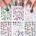 2025 New Marble Nail Stickers - Sweet & Cool Gold Foil Marbled Ombre 3D Self-Adhesive Nail Decals_viptrois.com
