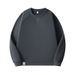 2026 Autumn And Winter New Long-sleeved Sweater 350g Twill Shoulder Sleeve Thickened Solid Color Fleece Sweater Men_viptrois.com