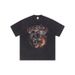 Men's Clothing Men's European And American Hip Hop Loose Short Sleeved Retro Original Printed Round Neck Top Street Long Sleeved Trendy Brand_viptrois.com