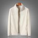 Double Sided Coral Men Women, Hooded For Autumn Winter, With Thickened And Warm Fleece Cardigan Jacket 415_viptrois.com