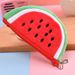 Creative Cute Fruit Plush Change Bag Coin Earphone Data Cable Portable Storage Bag_viptrois.com