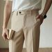 Men's Clothing Ultra Thin Men's Business Formal Trousers Summer Breathable Non-Iron Wrinkle Free For Formal & Casual_viptrois.com