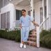 Men's 2-Piece Cotton Linen Set – Breathable Short-Sleeve T-Shirt & 7/8 Lounge Pants (S-XXXL) | Minimalist Athleisure In 5 Colors_viptrois.com