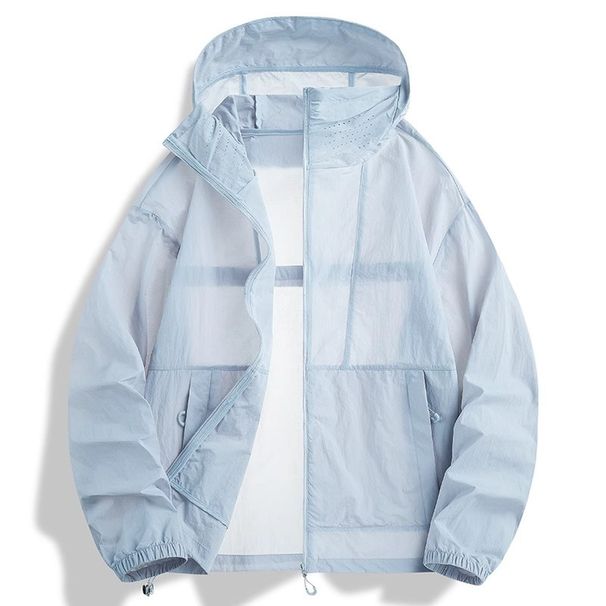 Men's Clothing New Sun Protection Clothing Women's Summer Ice Silk Anti Ultraviolet Breathable Ultra Thin Jacket Sun Protection Clothing_viptrois.com