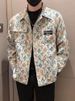 Fashionable Brand Handsome Printed Workwear Jacket Autumn New Style Casual Trend Men's Coat Loose Versatile Autumn Tops_viptrois.com