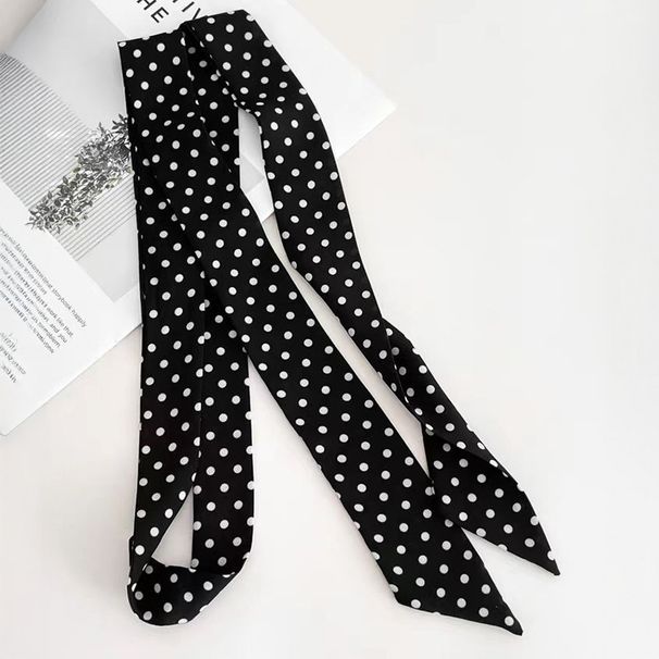 Star Style High-End Polka Dot Small Square Scarf For Women Neck Tie Hairband Shirt Matching Spring Summer New Versatile_viptrois.com