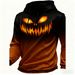 Pure 2025 European And American Halloween Men's Cross-Border New Ghost Face Trendy Print Christmas Series Hooded Sweatshirt_viptrois.com
