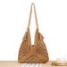 Exquisite Hand Woven Niche Hollow Triangular Bag for Commuting to Work Suitable for Seaside Tourism and Vacation_viptrois.com
