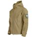 Pulse Pulse Outdoor Shark Skin Soft Shell Set For Men, Spring, Autumn, Winter, Military Style, Windproof, Breathable, Fleece-Lined,_viptrois.com