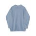 MYQ Mohair Solid Color Men's Winter Thickened Round Neck Inner Wear Korean Style Loose Soft Knitted Sweater Trendy_viptrois.com