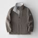 Fleece And Thickened Double-sided Fleece Jacket For Men, Warm In Autumn And Winter, Casual Loose Large-size Jacket._viptrois.com