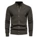 Man's Clothing Men's Cardigan Sweater High Quality Business Sweater Knit For Men_viptrois.com