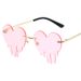 Love Tears Sunglasses - Trendy Frameless Metal Sunglasses For Women (Party & Fashion Style Fashion Trends Hot-selling)_viptrois.com