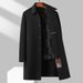 Men's Clothing Removable gold mink velvet lining double sided wool coat autumn and winter men's long double sided wool coat men's jacket_viptrois.com
