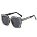 Diamond studded square full frame fashion sunglasses fashion casual versatile sunglasses for men and women_viptrois.com