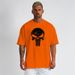 European And American Muscle Fitness Short Sleeves Loose Shoulder Oversized Five-quarter Sleeves Casual Fitness Clothes Quick-drying Breathable_viptrois.com