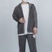Miyake Pleated Zipper Hoodie Jacket Sports Japanese Style Hooded Cardigan Men's Loose Fit Trendy Casual Versatile_viptrois.com
