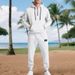 Heavyweight Fleece-Lined Hoodie Jogger Set – Winter-Ready Workwear & Streetwear (Black/Navy/Grey/White)_viptrois.com