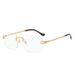 VOOTHOST New Rimless Rectangle Vintage Metal Sunglasses Fashion Frameless Tinted Glasses Shades For Women Men VB051_viptrois.com