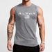 Cross-border Summer Muscle Fitness For Men, Wide-shoulder Running Sports Sleeveless Vest, European Size Casual_viptrois.com