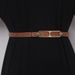 Women's belt, women's decoration, skirt, simple and versatile, double-sided belt, women's jeans, pure cowhide, gray fine summer_viptrois.com