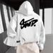 Men's Clothing Hip-Hop Hoodie With Print - Lightweight Cotton Lined Pullover Sweatshirt For Spring & Fall (White, Blue, Black, Gray, Beige)_viptrois.com