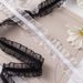 Ballet Style Pearl Bow Lace Fungus Ruffle Shoelaces Suitable For Ballet Shoes T Head_viptrois.com