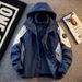 Pure Heavyweight Outdoor Men's 3-in-1 Detachable Winter Fleece Lined Thickened Hooded Mountaineering Jacket_viptrois.com