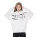 Butterfly Letter Embroidery Hooded Sweatshirt Unisex Vibe Trendy Brand High Street Design Sense Niche Pullover Loose Fit_viptrois.com