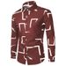 Men's Clothing Irregular Four Sided Stretch Printing Casual Long Sleeves Shirt_viptrois.com