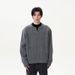 Korean Niche Braided Design Men, Autumn And Winter New Lazy Style Henley Neck Knitted Sweater For Couples Trend_viptrois.com
