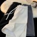 Men's Clothing 2025 Summer New Men's Wheat Ear Shorts Couple Style Trendy Fashion Casual Loose Five Point Pants Mid Length Pants Men's Pants_viptrois.com