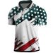 2025d 2025 Fashion Men's Polo Shirt With Turn-down Collar And Button, American Flag Print, Direct Delivery_viptrois.com