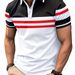 2024 New 3D Printed 4K Line Design Splicing Polo Shirt Summer Collar_viptrois.com