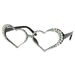 European And American New Peach Heart Diamond Sunglasses For Women Cute Cat Eye Heart Shaped Sunglasses With Diamonds Handmade Glasses_viptrois.com