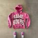 American Retro 3D Print Hooded Sweatshirt, Unisex Heavyweight Zip-Up Hoodie With Vintage Letter Design For Streetwear Fashion_viptrois.com