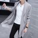 Men's Clothing Youth Windbreaker Men's Spring And Autumn Fashion Men's Mid Length Tops Slim Student Handsome Cape Men's Jacket_viptrois.com