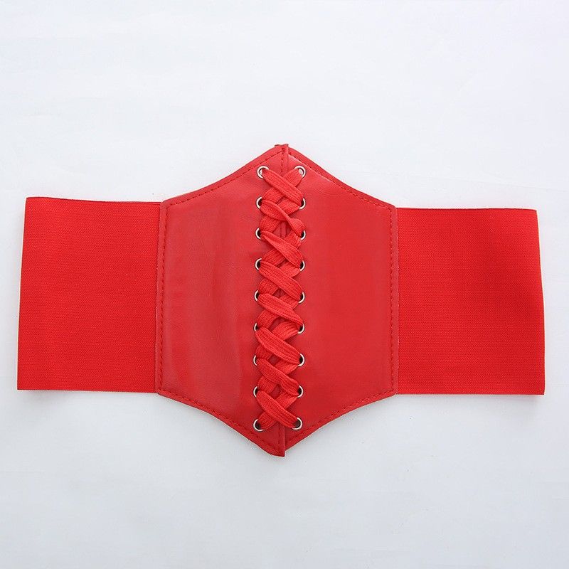 Unisex Court style fashion women's band band elastic waist wrap women's dress elastic waist width_viptrois.com