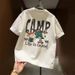 Men's Heavyweight Graphic T-Shirt - Oversized Fit, Streetwear Style With Urban Print For Summer Breathable Summer Weight_viptrois.com