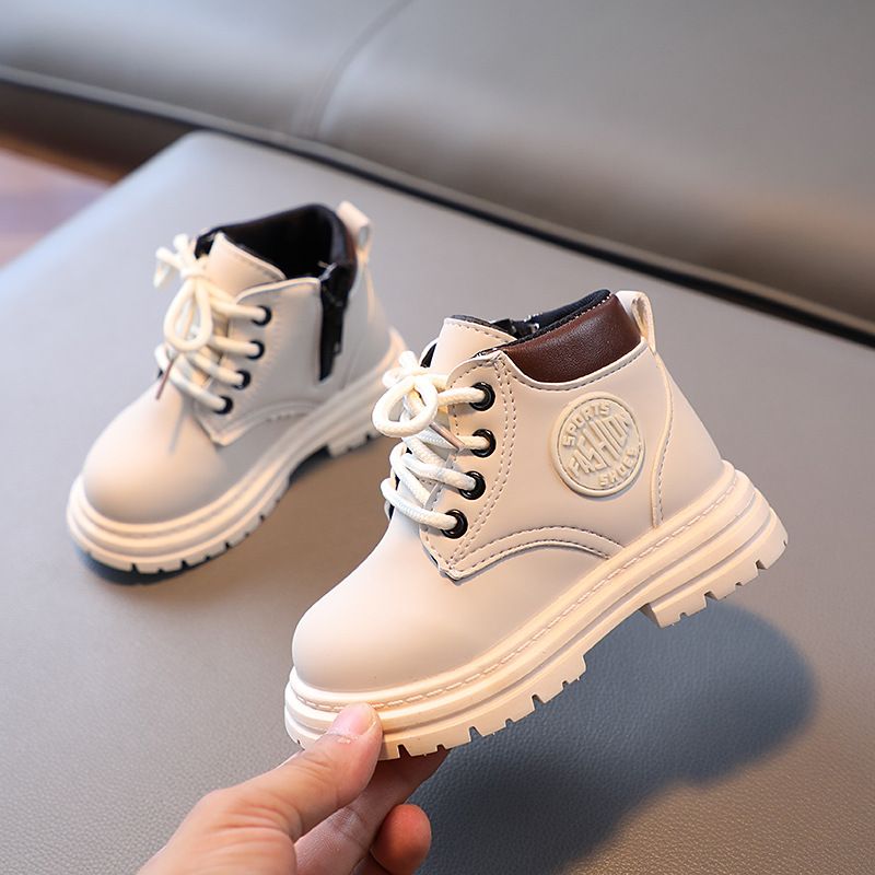 Child's shoes Autumn and winter new children's shoes Girls baby boots Small yellow boots boys casual ankle boots_viptrois.com