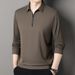 Nordmann Live Hot-Selling Half-Zip Sweatshirt For Middle-Aged Men, Spring And Autumn Polo Shirt, Business Casual Turn-Down Collar_viptrois.com