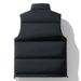 Men's Stand Collar Cotton Vest – Plus Size Winter Waistcoat For Layering (Black/White/Blue, Sizes M-5XL)_viptrois.com